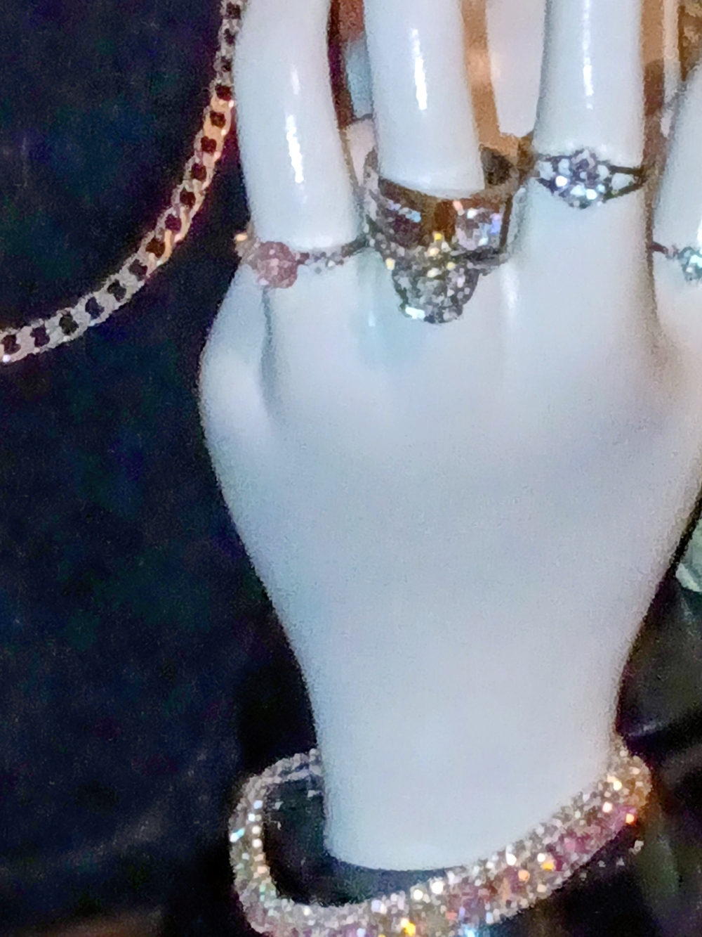 Stunning all Sterling silver 925 lot ,rings, bracelet & necklace